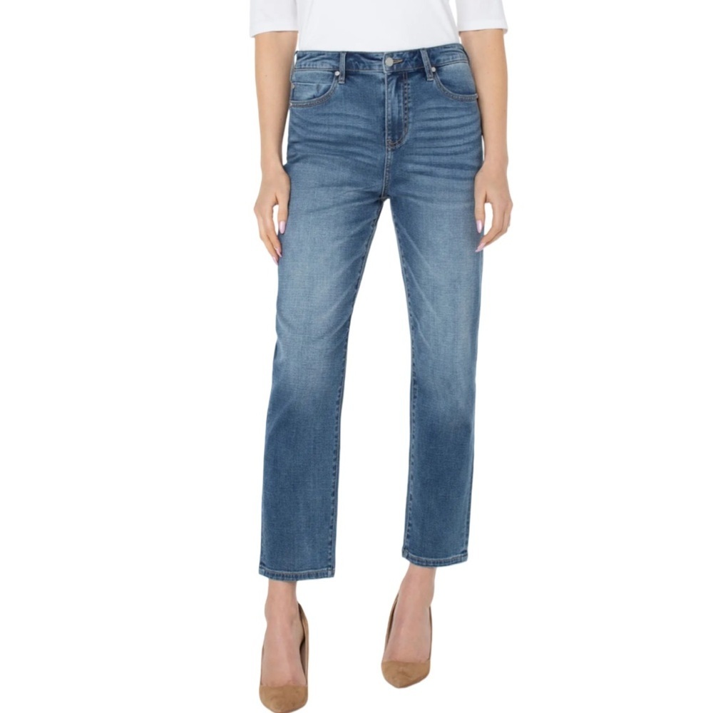 Liverpool Los Angeles Liv ECO Not Skinny Skinny Slim Relaxed Denim Jean Sz 12/31